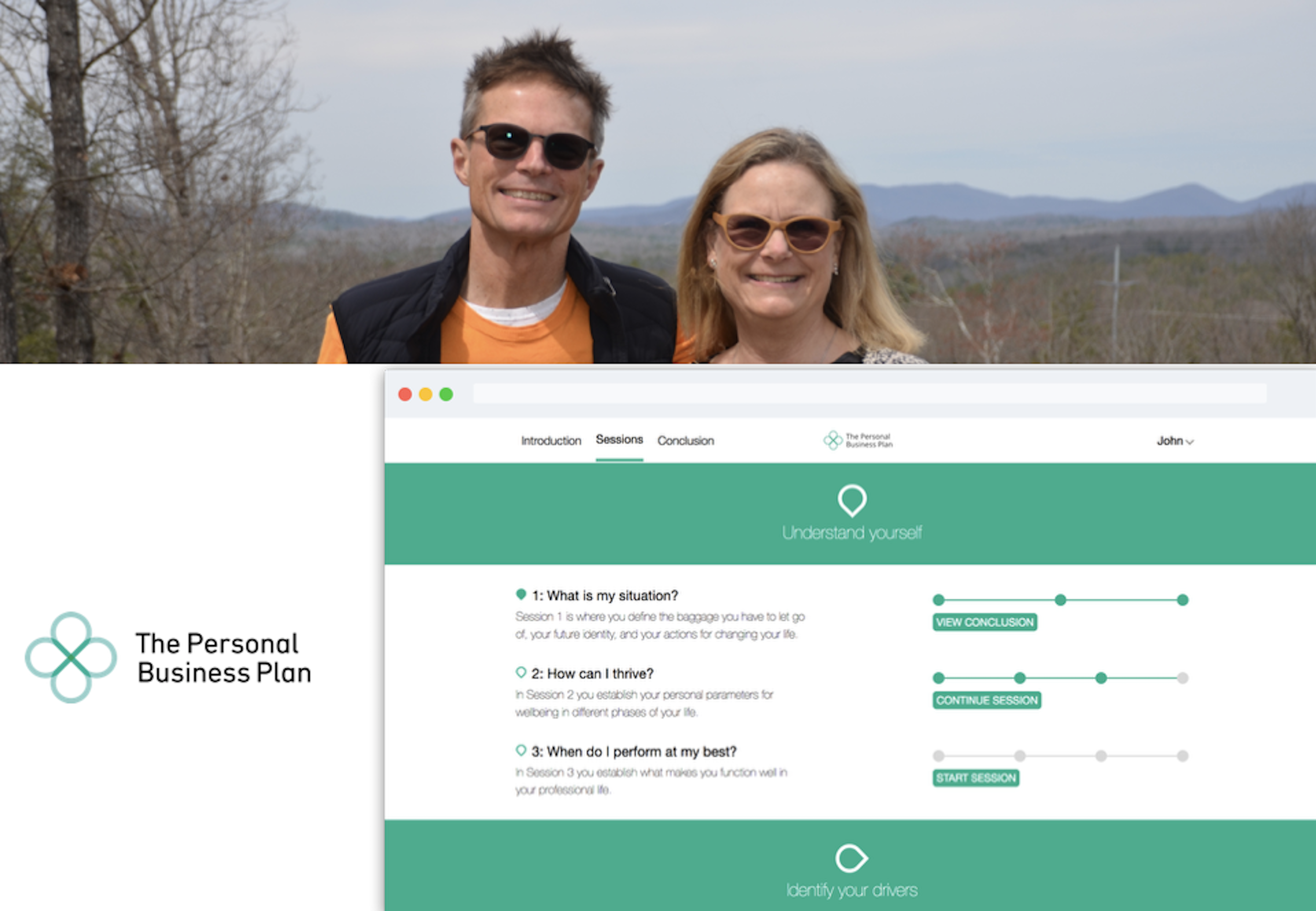 Hero image on The Personal Business Plan website